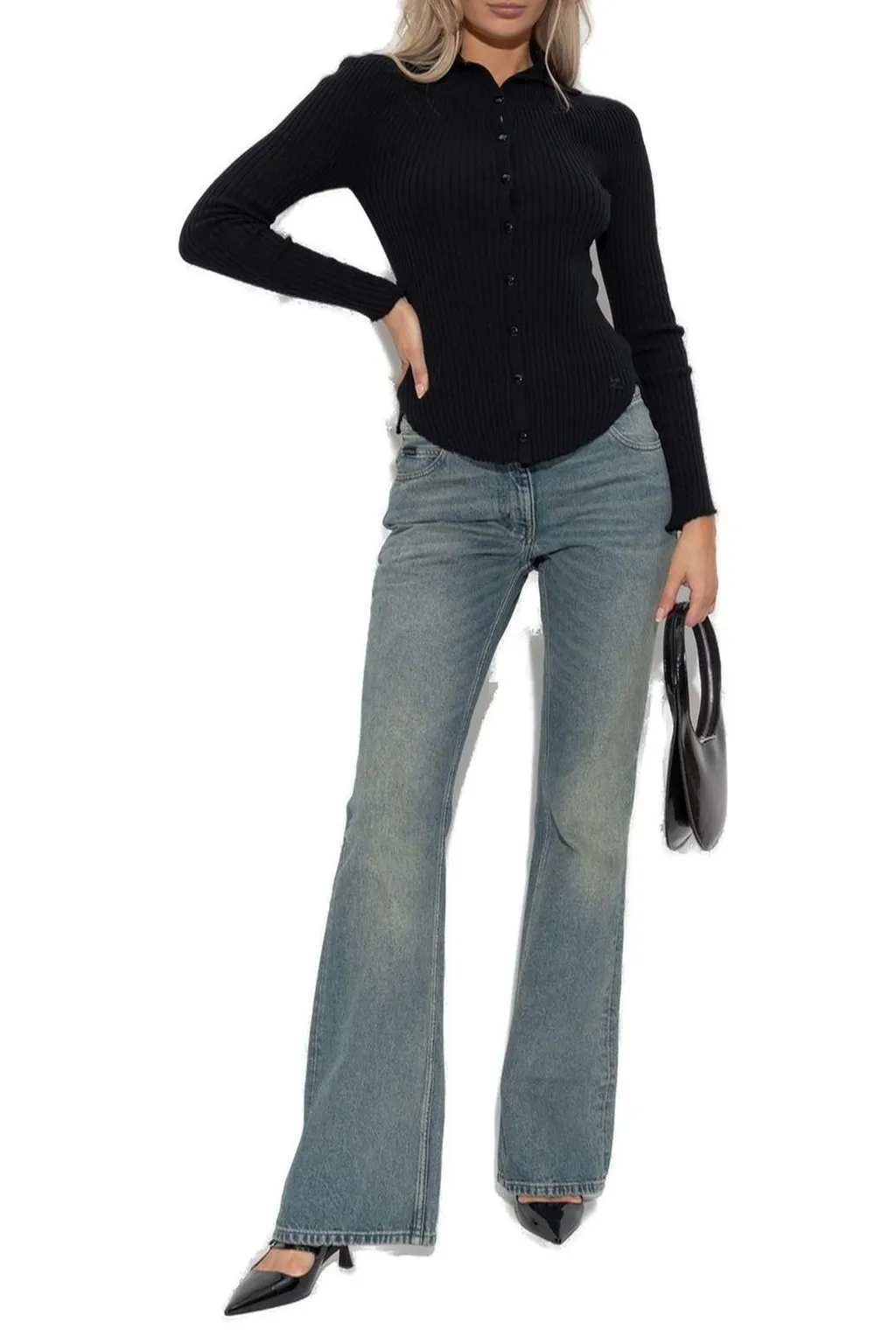 Stand Up Collar Cardigan