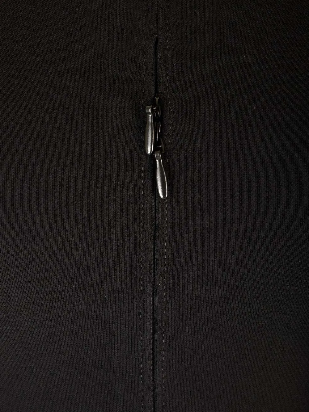 Drop Zipped Crepe Jersey Bodysuit