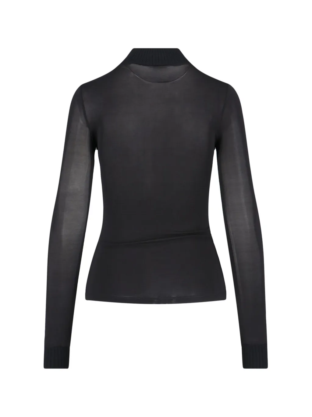 Logo Embroidered High Neck Jumper