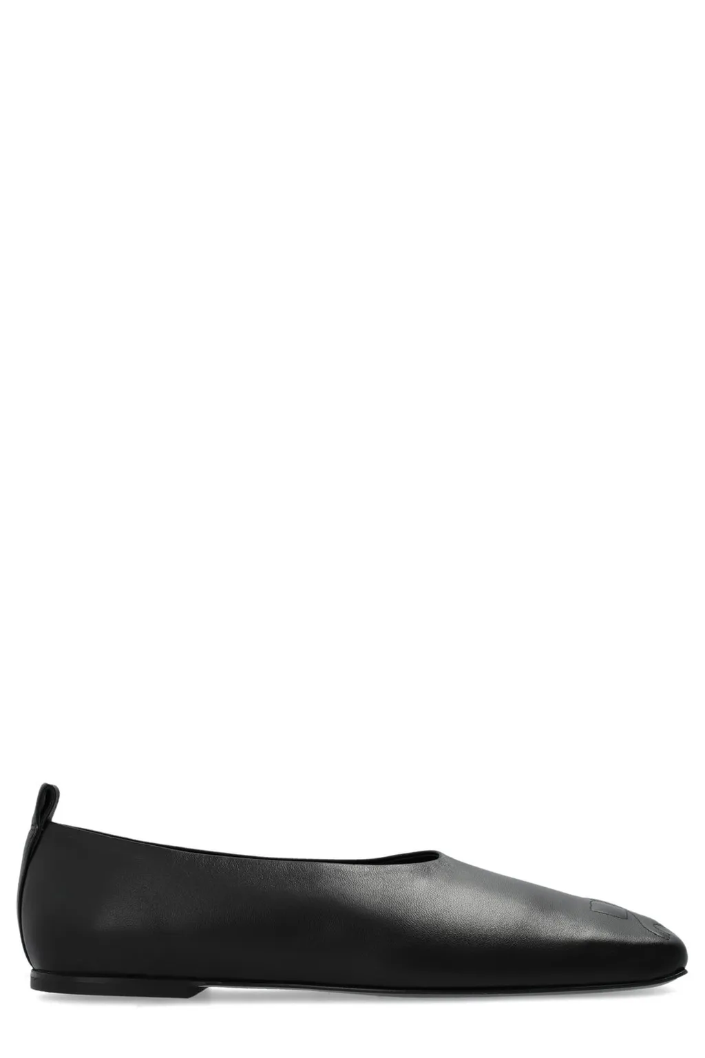 Minimal Square-Toe Loafers