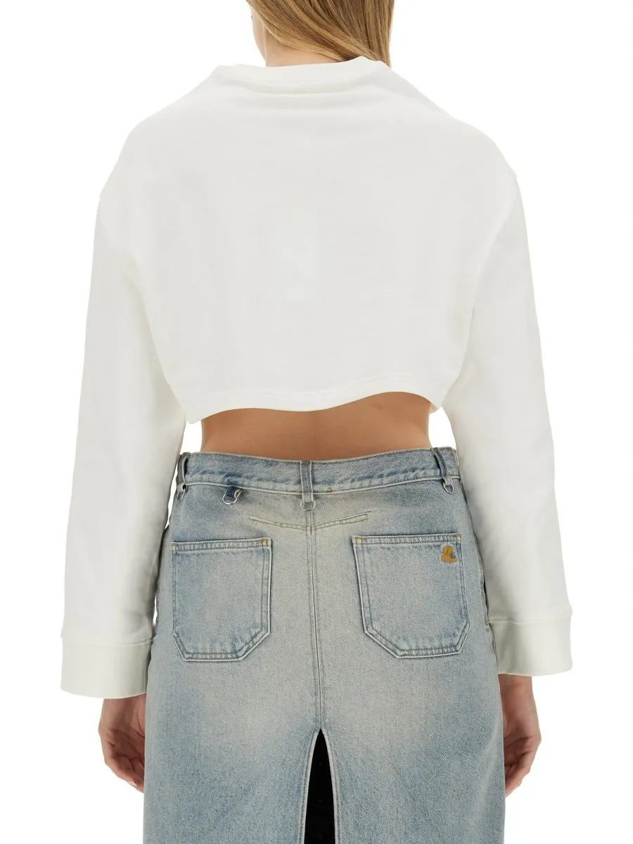 Cocoon Cropped Sweatshirt