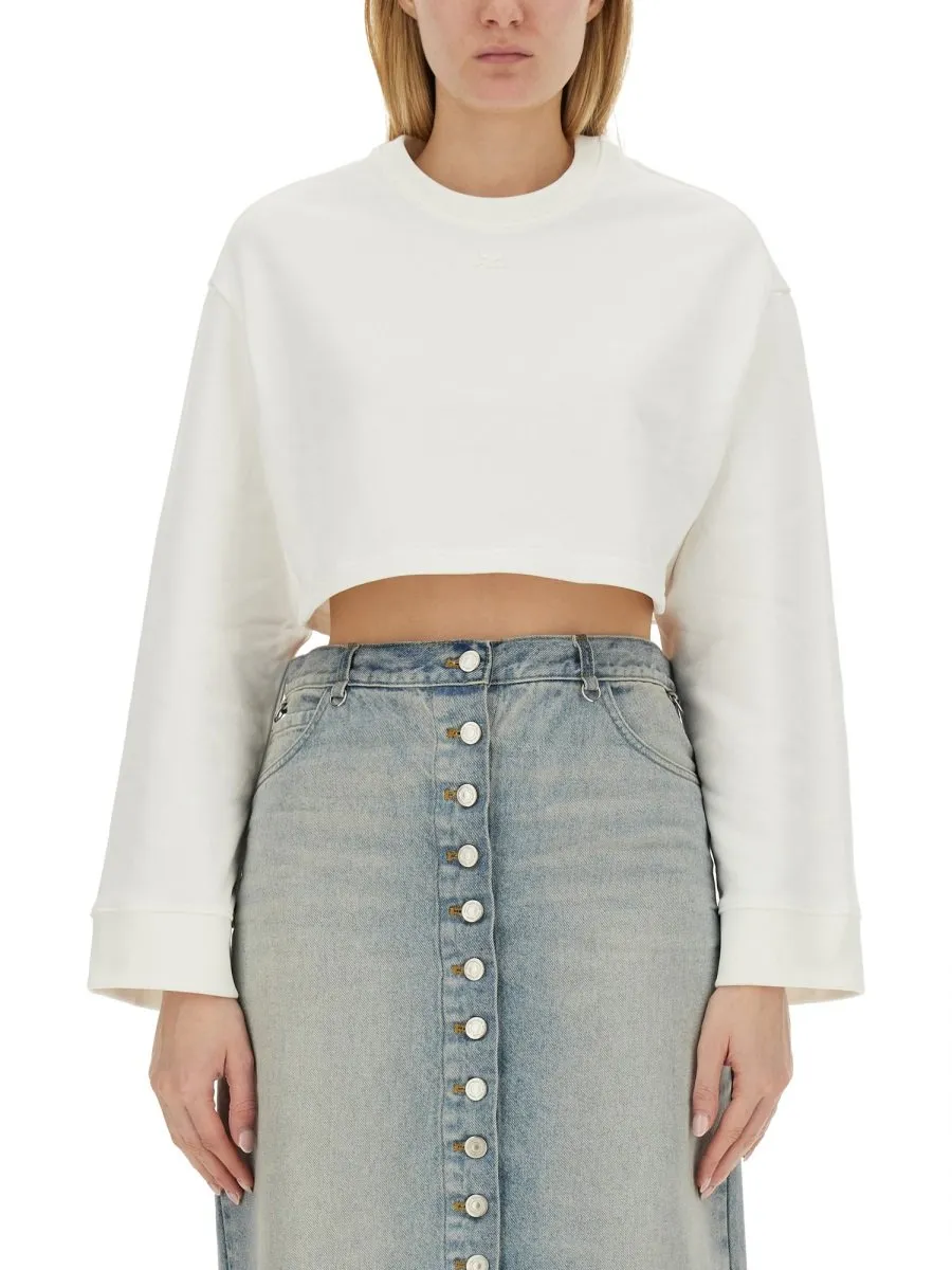 Cocoon Cropped Sweatshirt