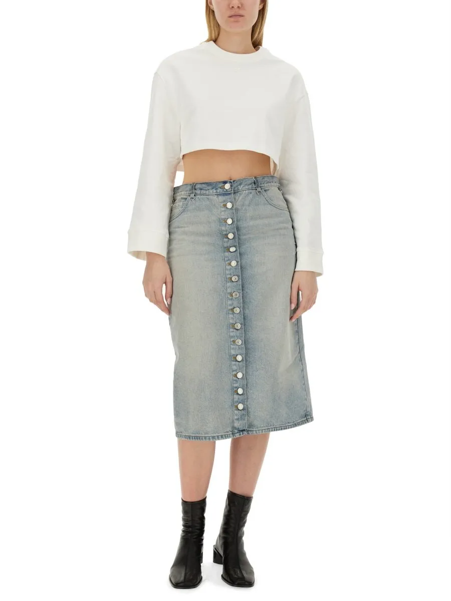 Cocoon Cropped Sweatshirt