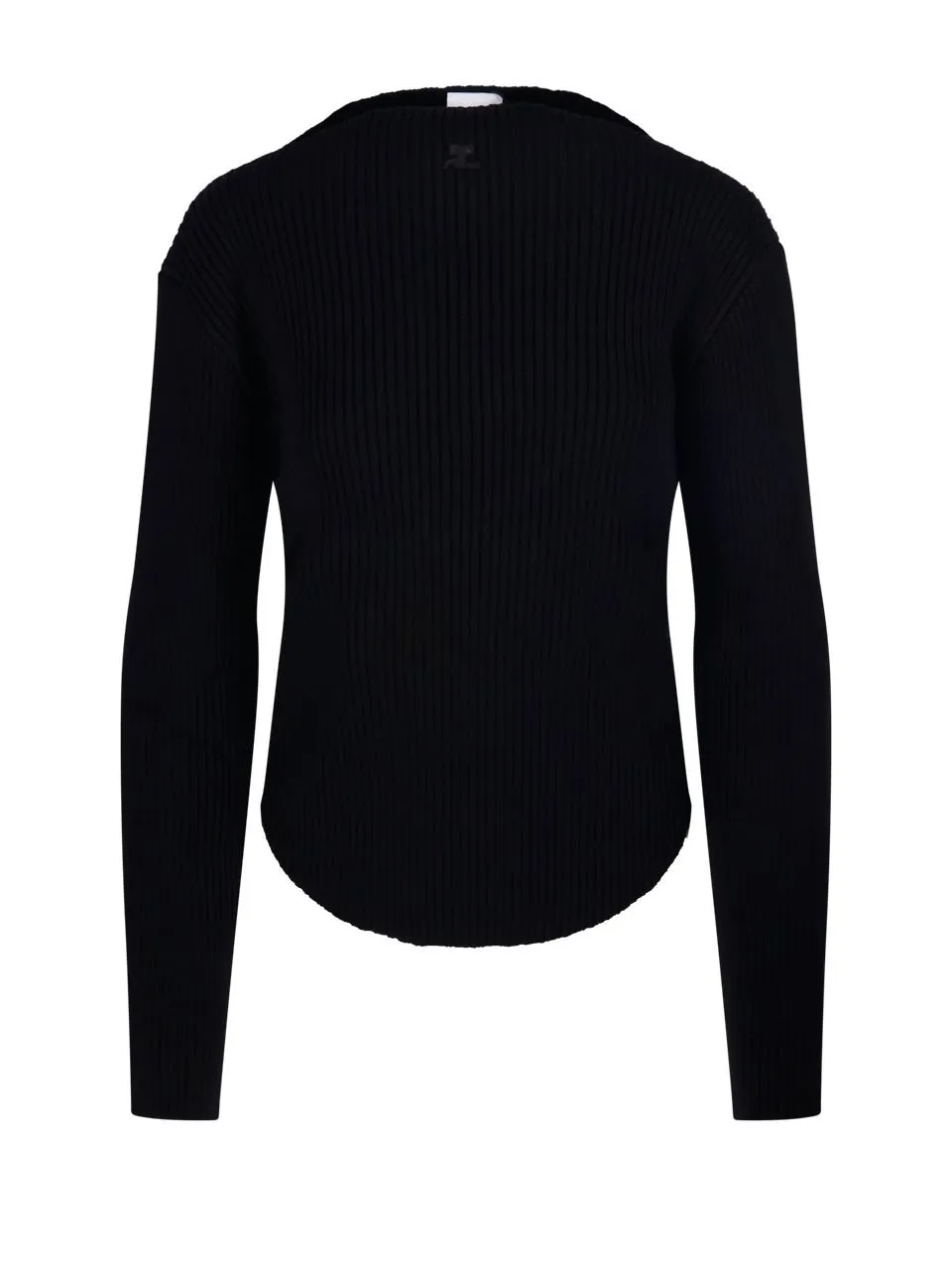 Ribbed-Knit Boatneck Jumper