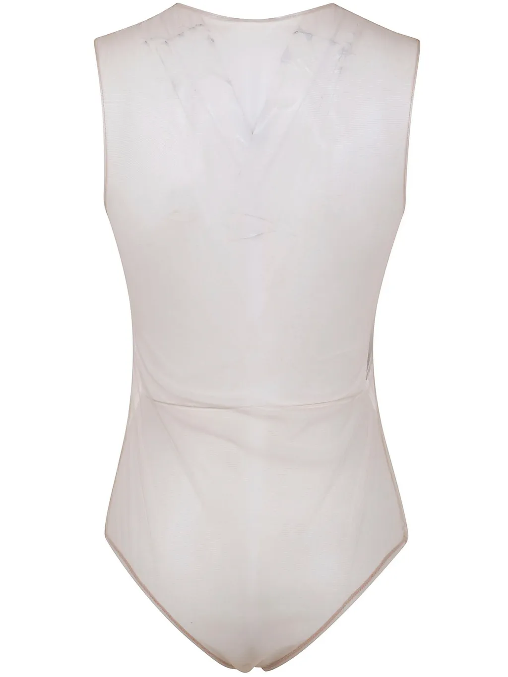 Illusion Circle Sleeveless Bodysuit
