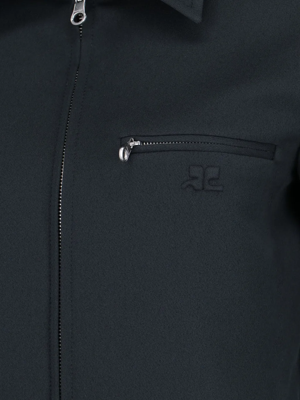 Zipped Twill Jacket