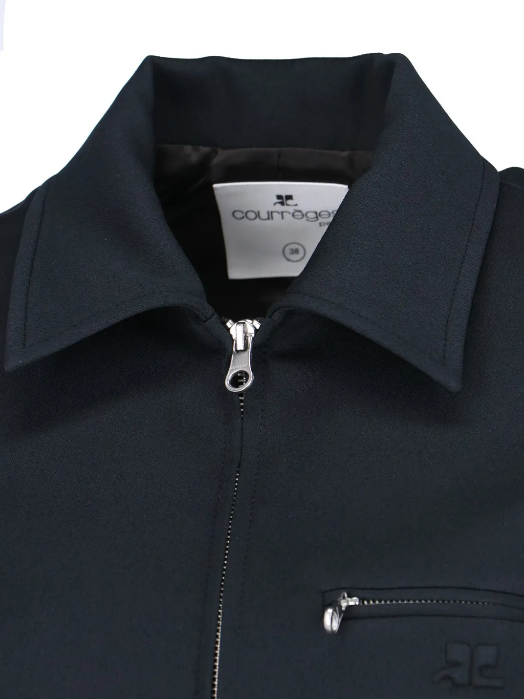 Zipped Twill Jacket