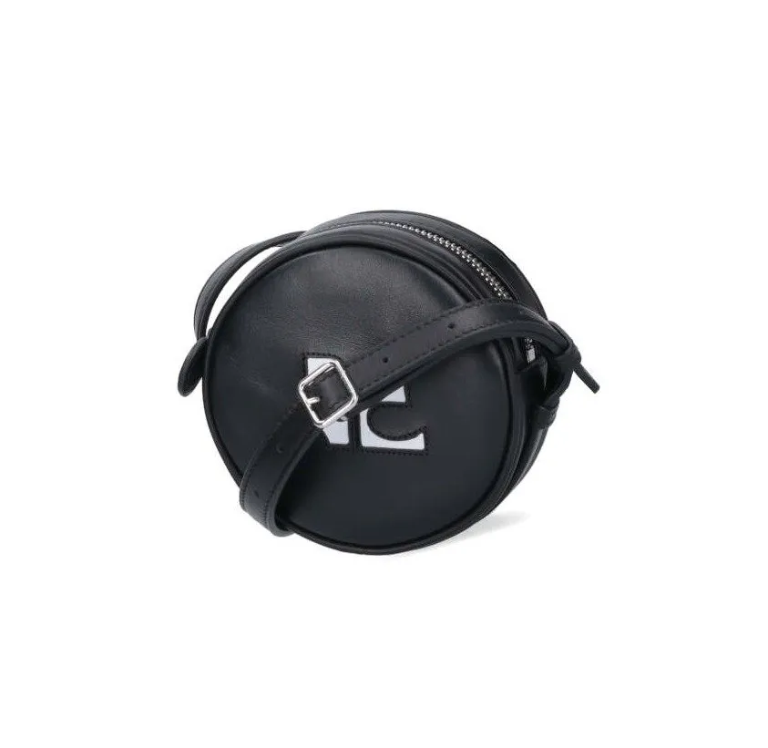 Logo Patch Zip-Up Mini Crossbody Bag