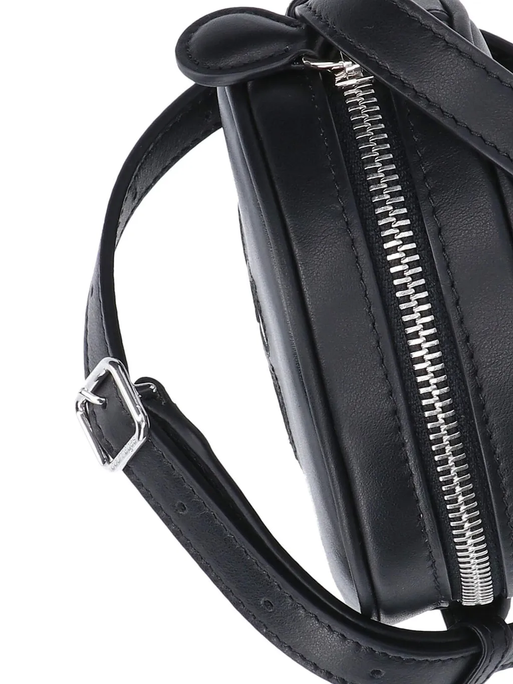 Logo Patch Zip-Up Mini Crossbody Bag