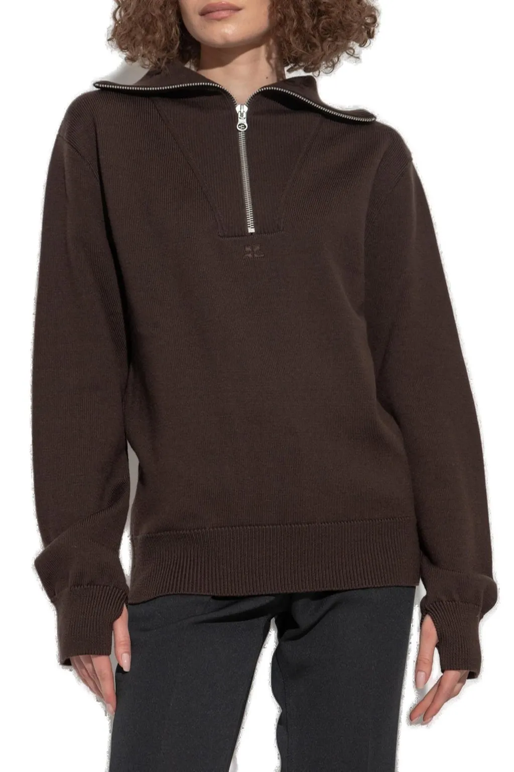 Tucker Zip Detailed Jumper