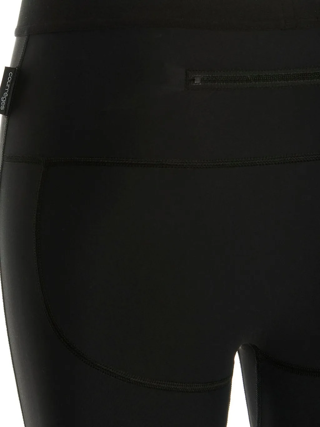 Logo Printed Racer Leggings