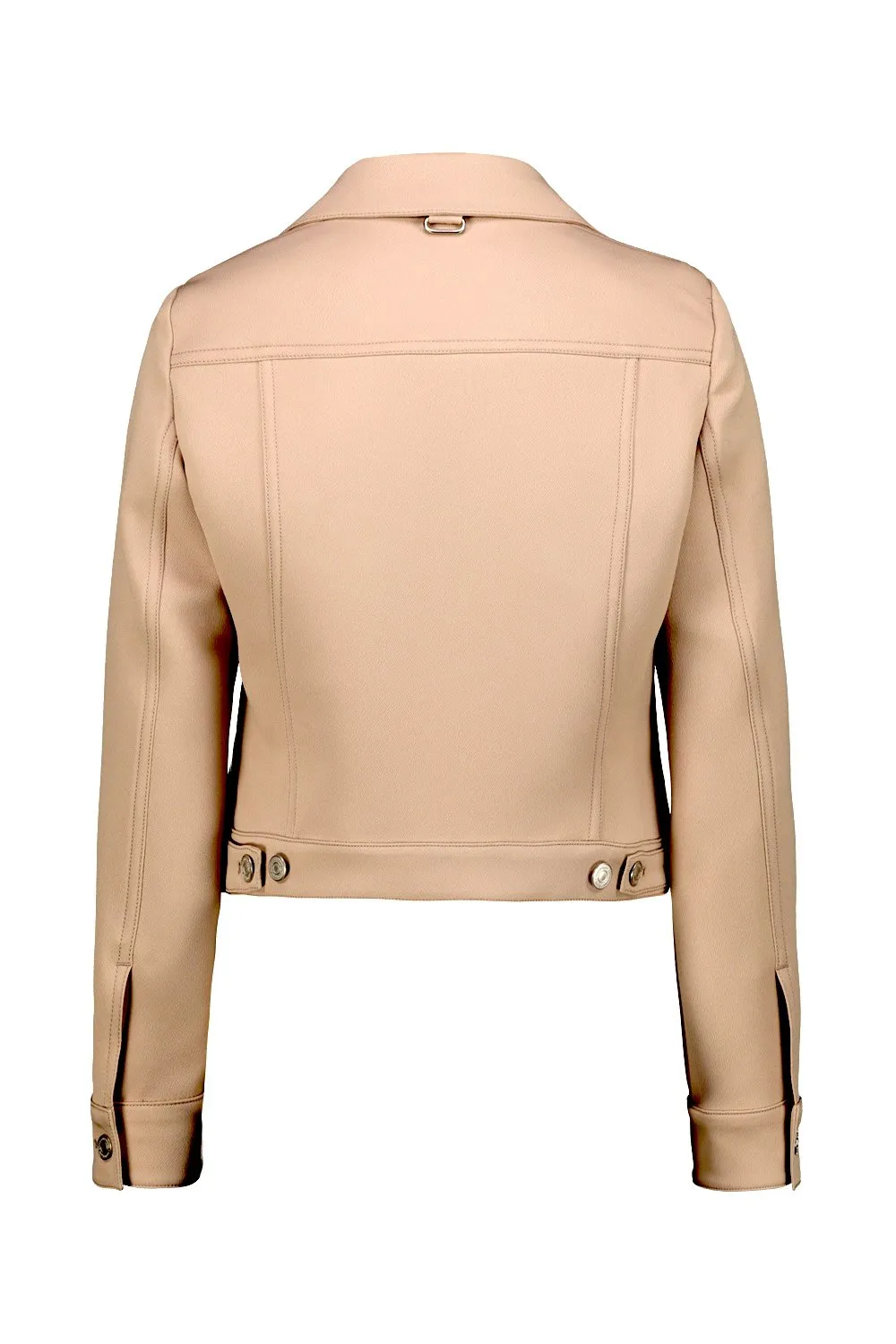 Trucker Buttoned Long-Sleeved Jacket