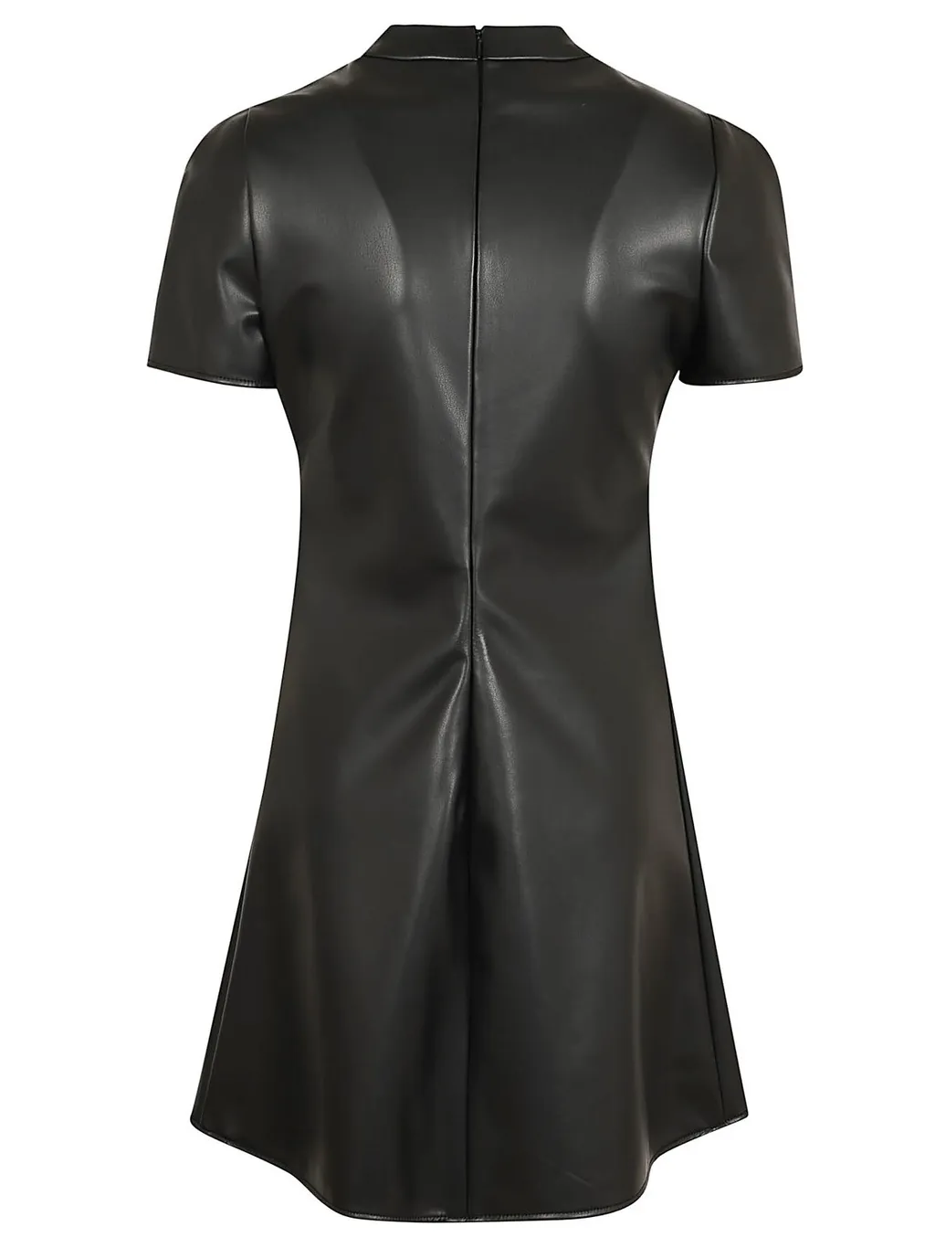Short-Sleeved A-Line Mini Dress