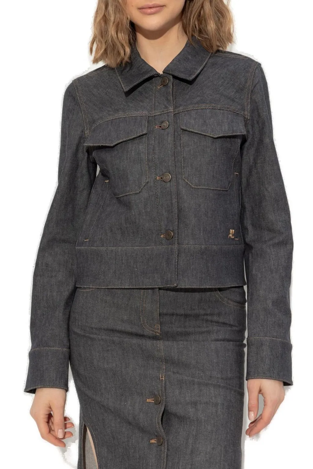 Denim Utility Trucker Jacket