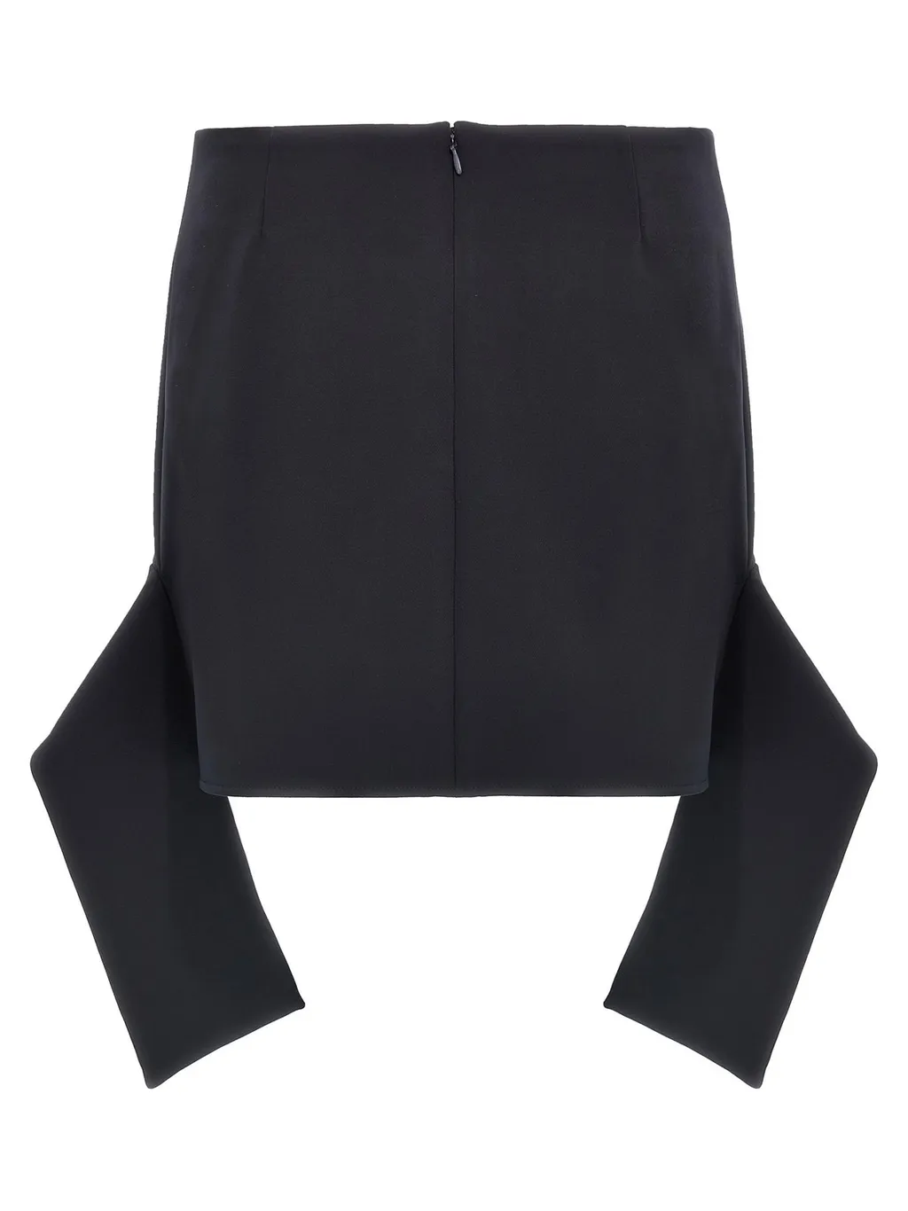 Reversed Belt Mini Skirt