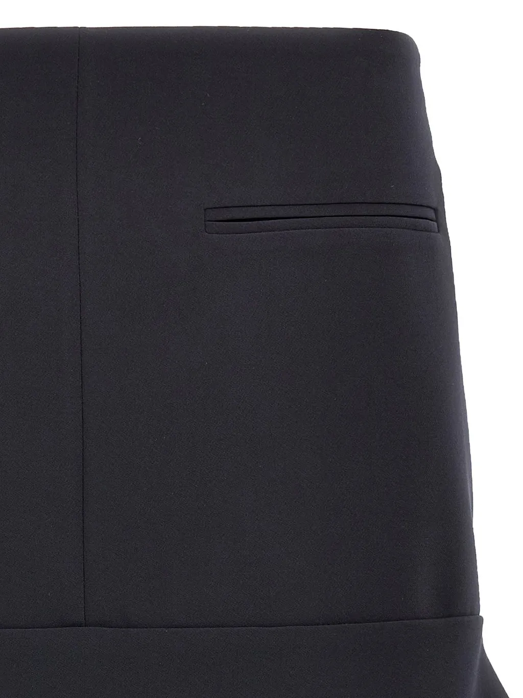 Reversed Belt Mini Skirt