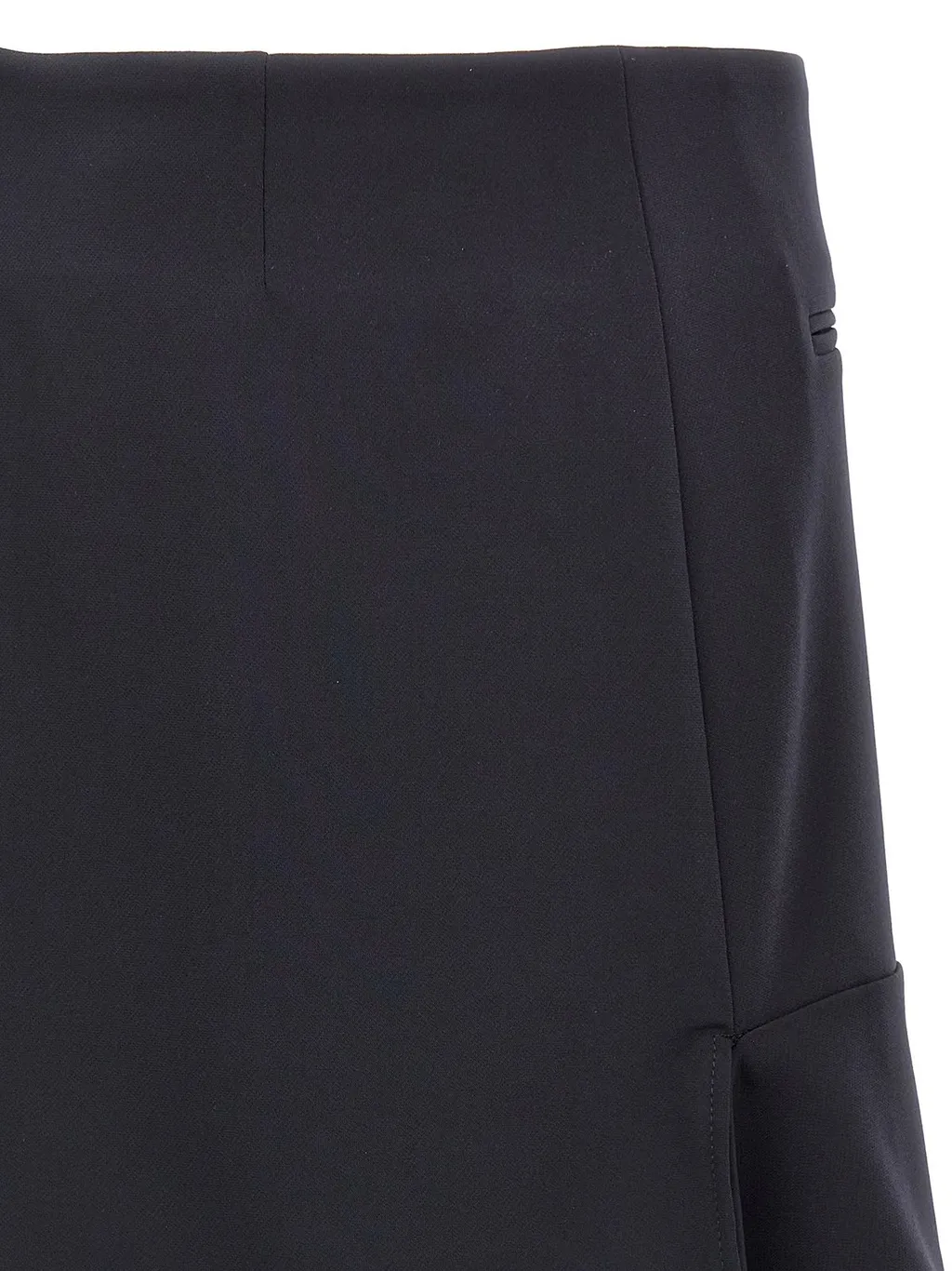 Reversed Belt Mini Skirt