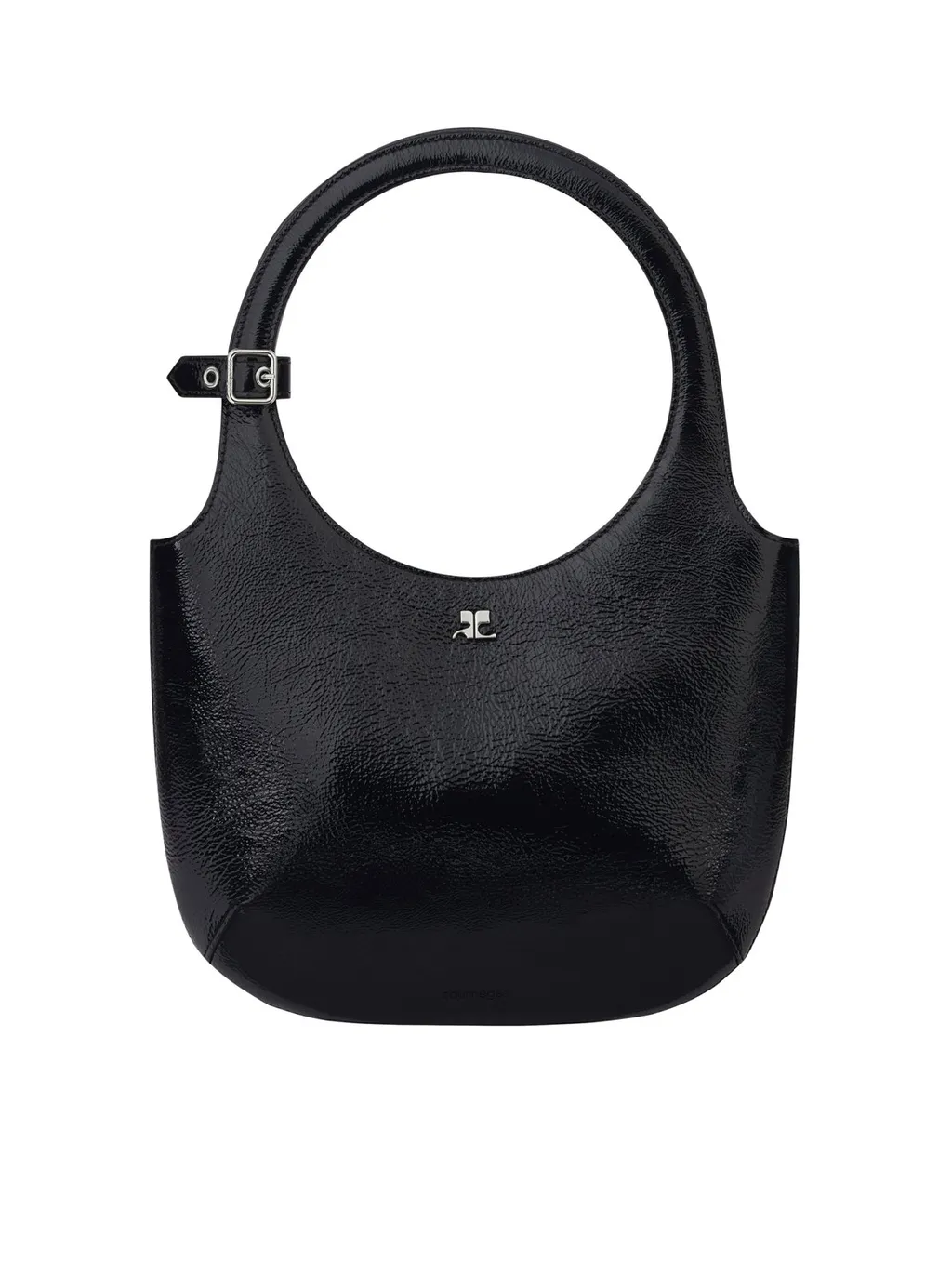 Logo Plaque Top Handle Bag