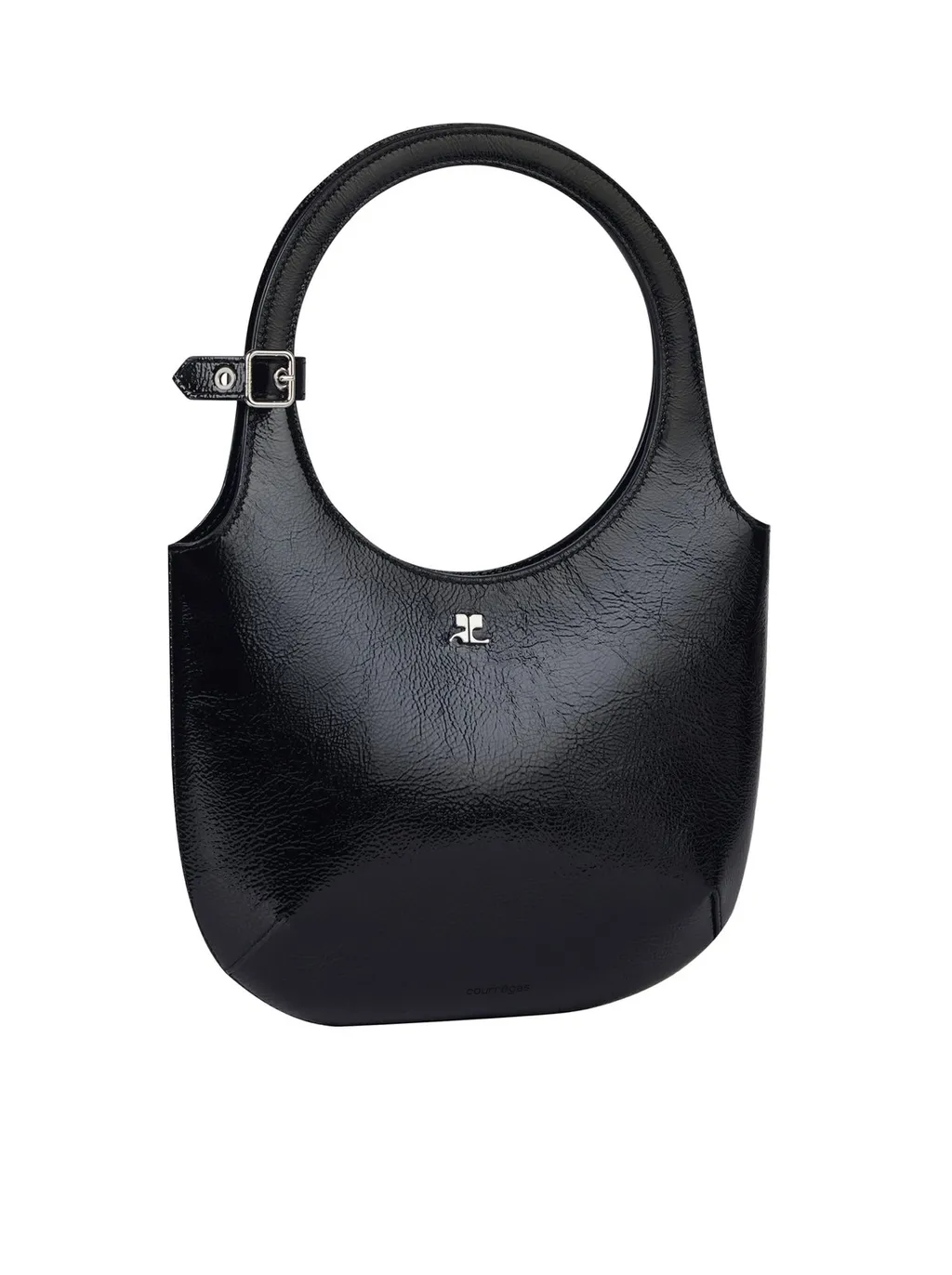 Logo Plaque Top Handle Bag