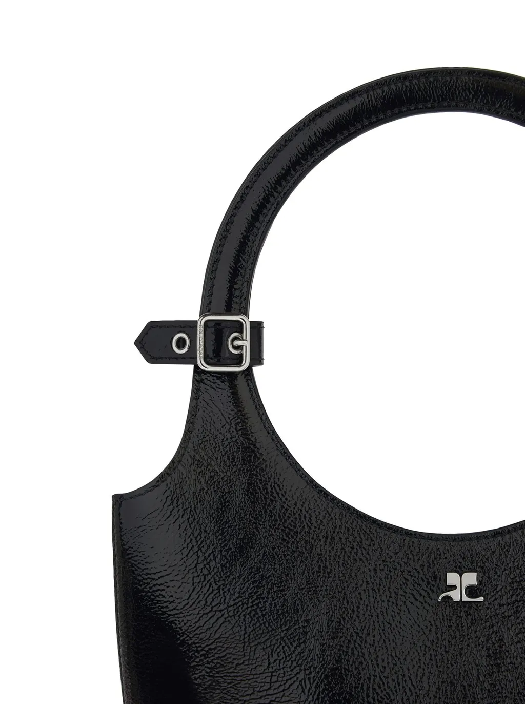Logo Plaque Top Handle Bag
