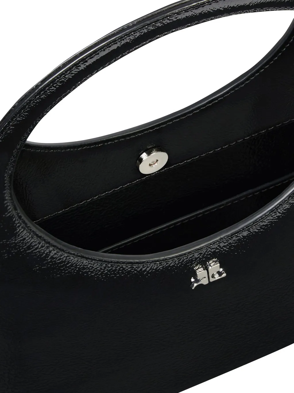 Logo Plaque Top Handle Bag