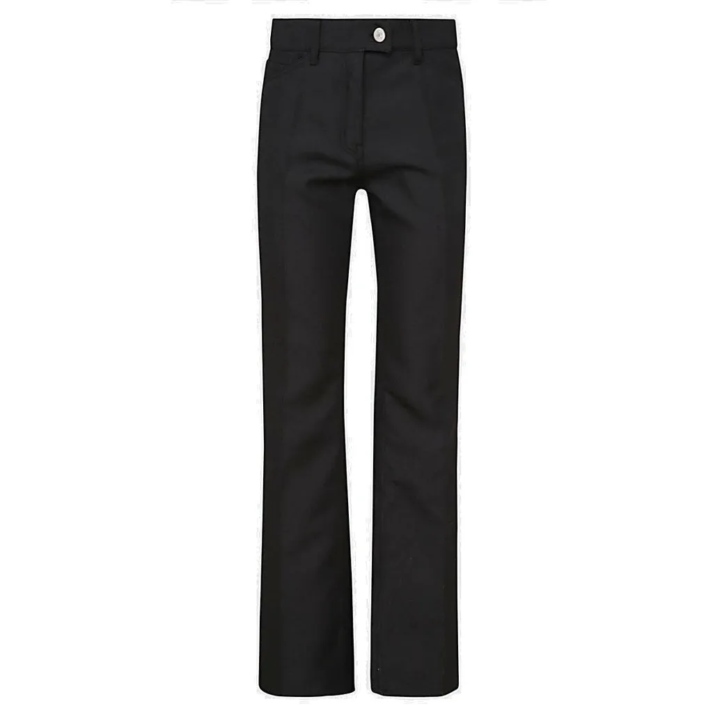 Pressed Crease Bootcut Trousers