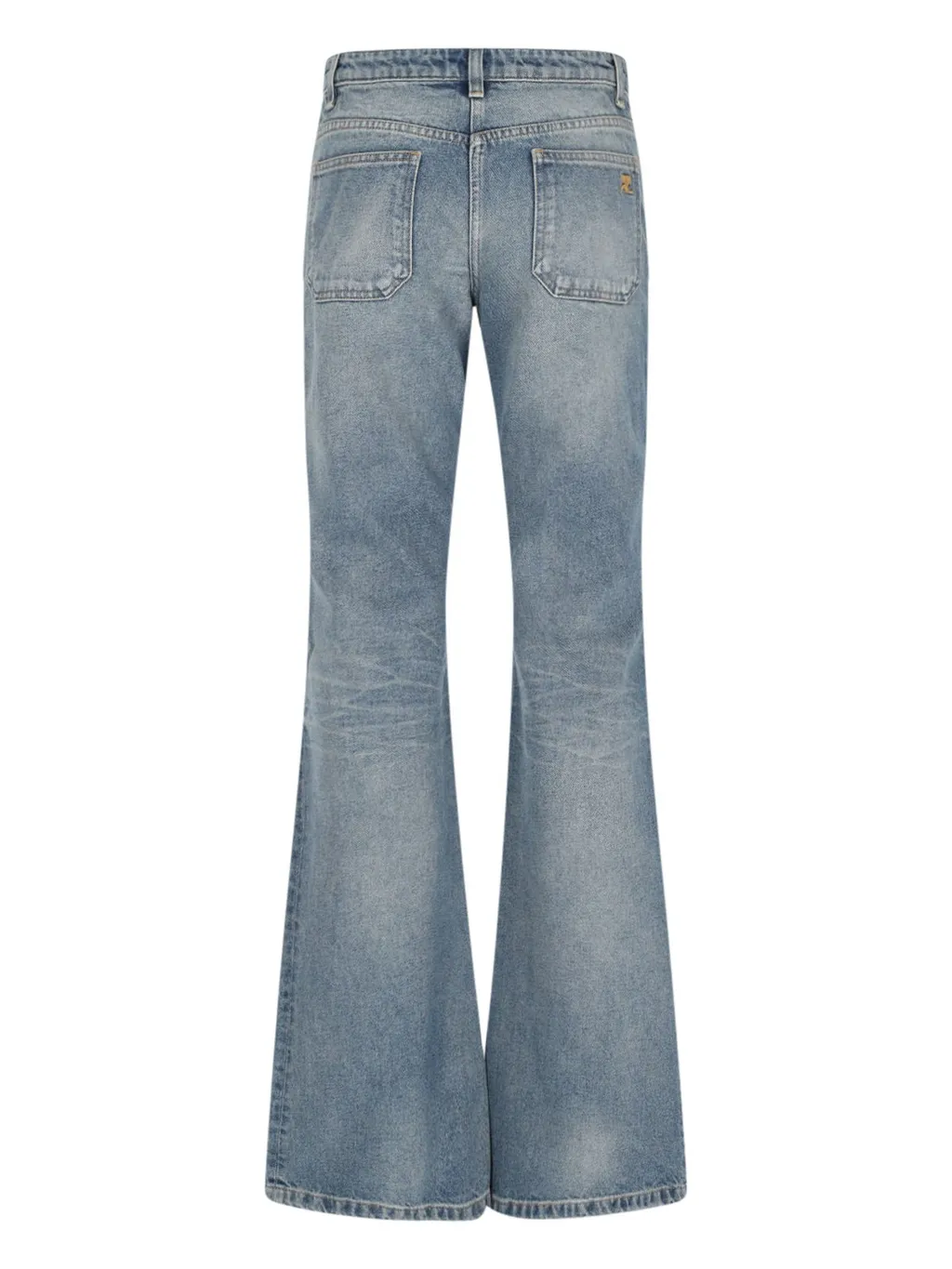 Logo-Tag Bootcut Jeans