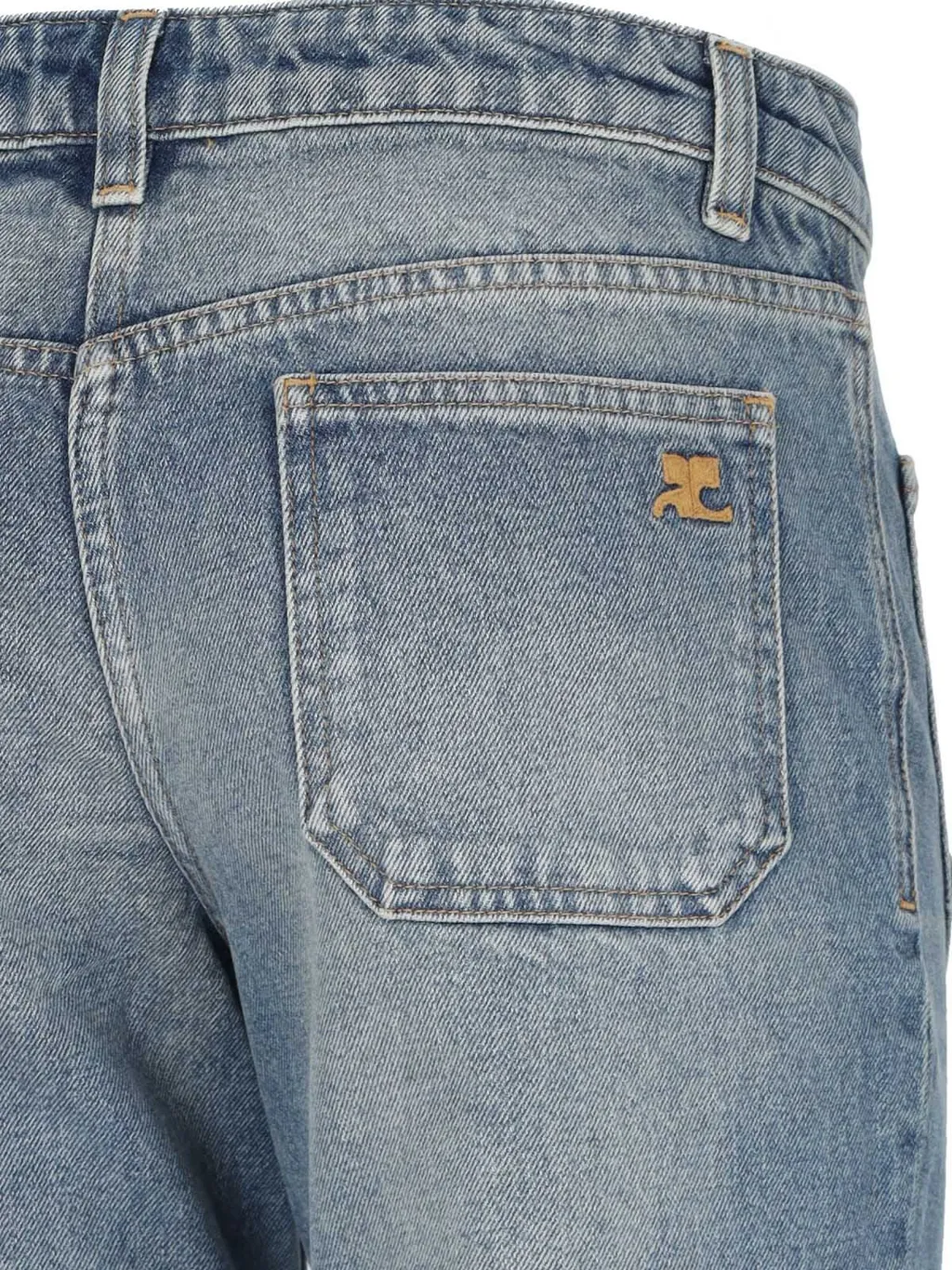 Logo-Tag Bootcut Jeans
