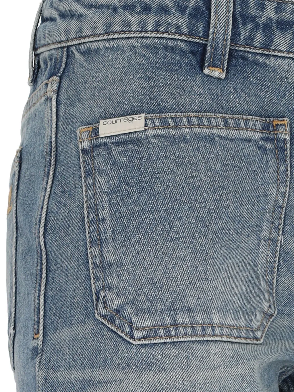 Logo-Tag Bootcut Jeans