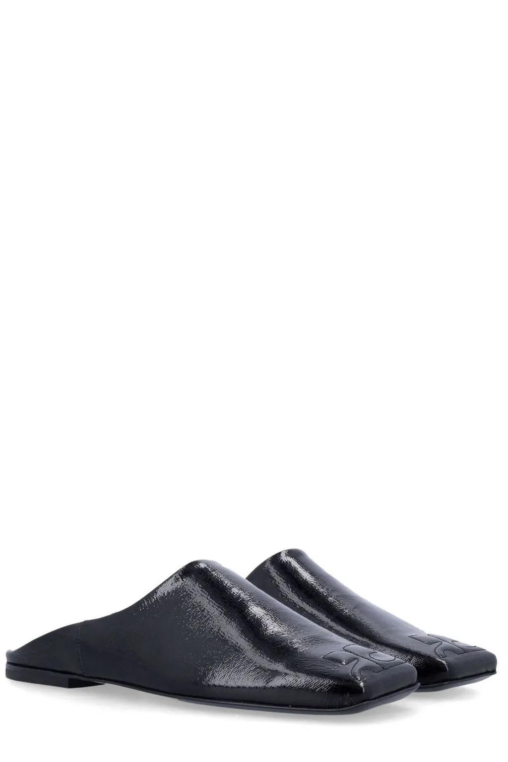Heritage Square-Toe Mules