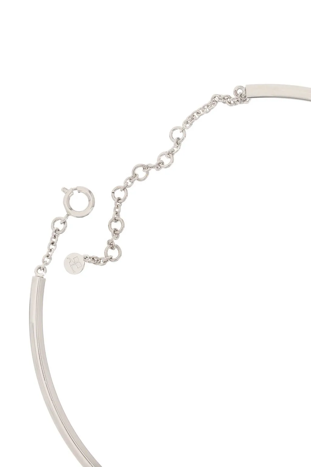 Logo Engraved Tube Necklace