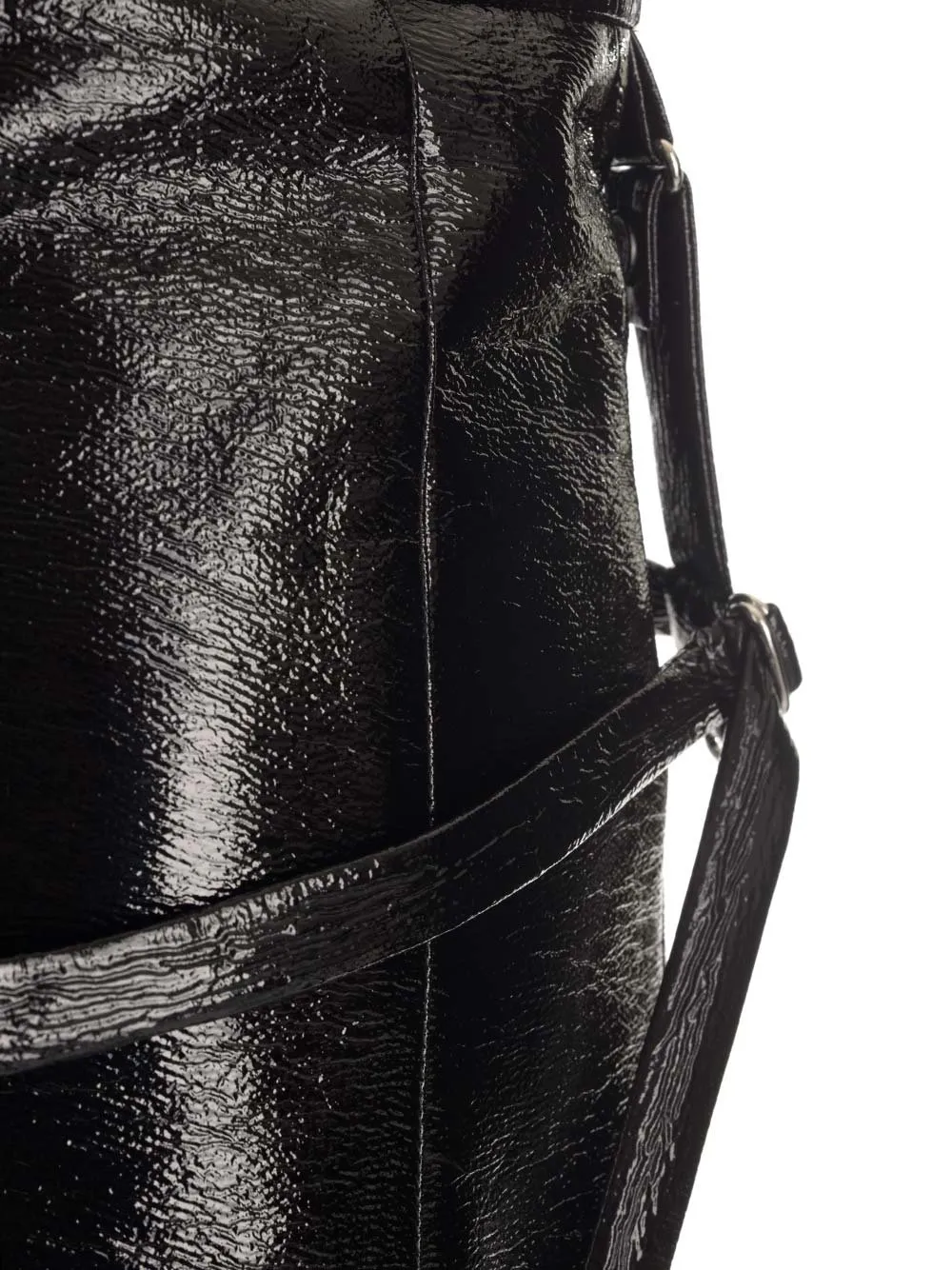 Midi Leather Skirt