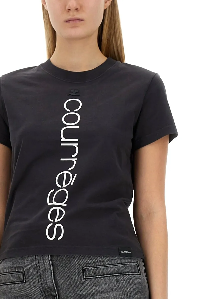 Logo Printed Crewneck T-Shirt