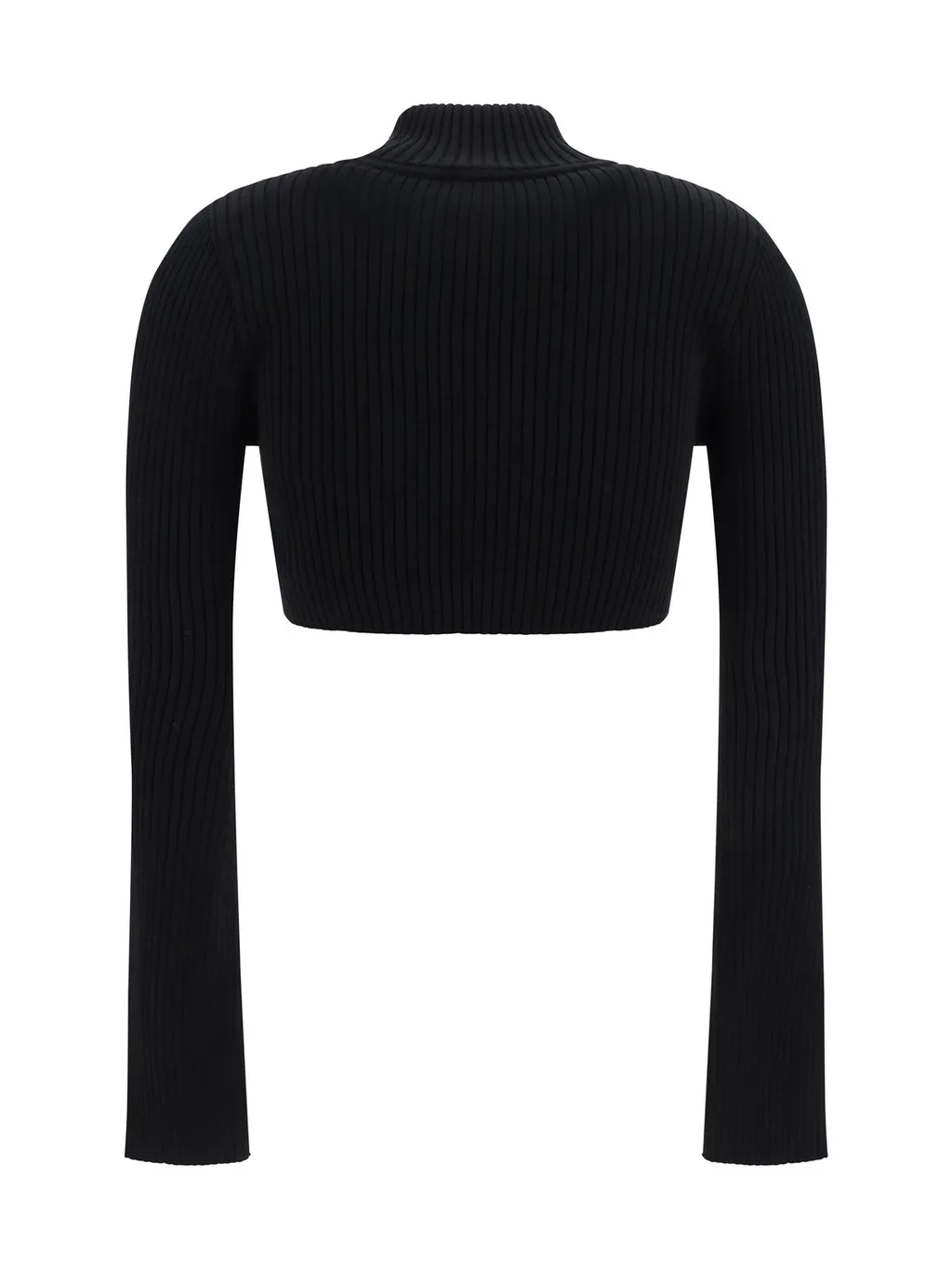 Cut-Out High Neck Jumper
