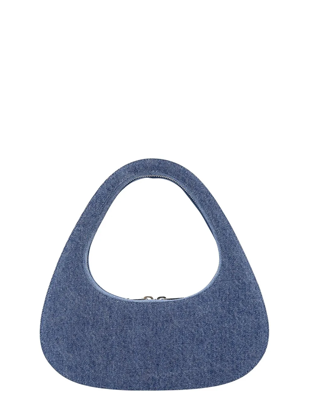 Swipe Zipped Denim Tote Bag