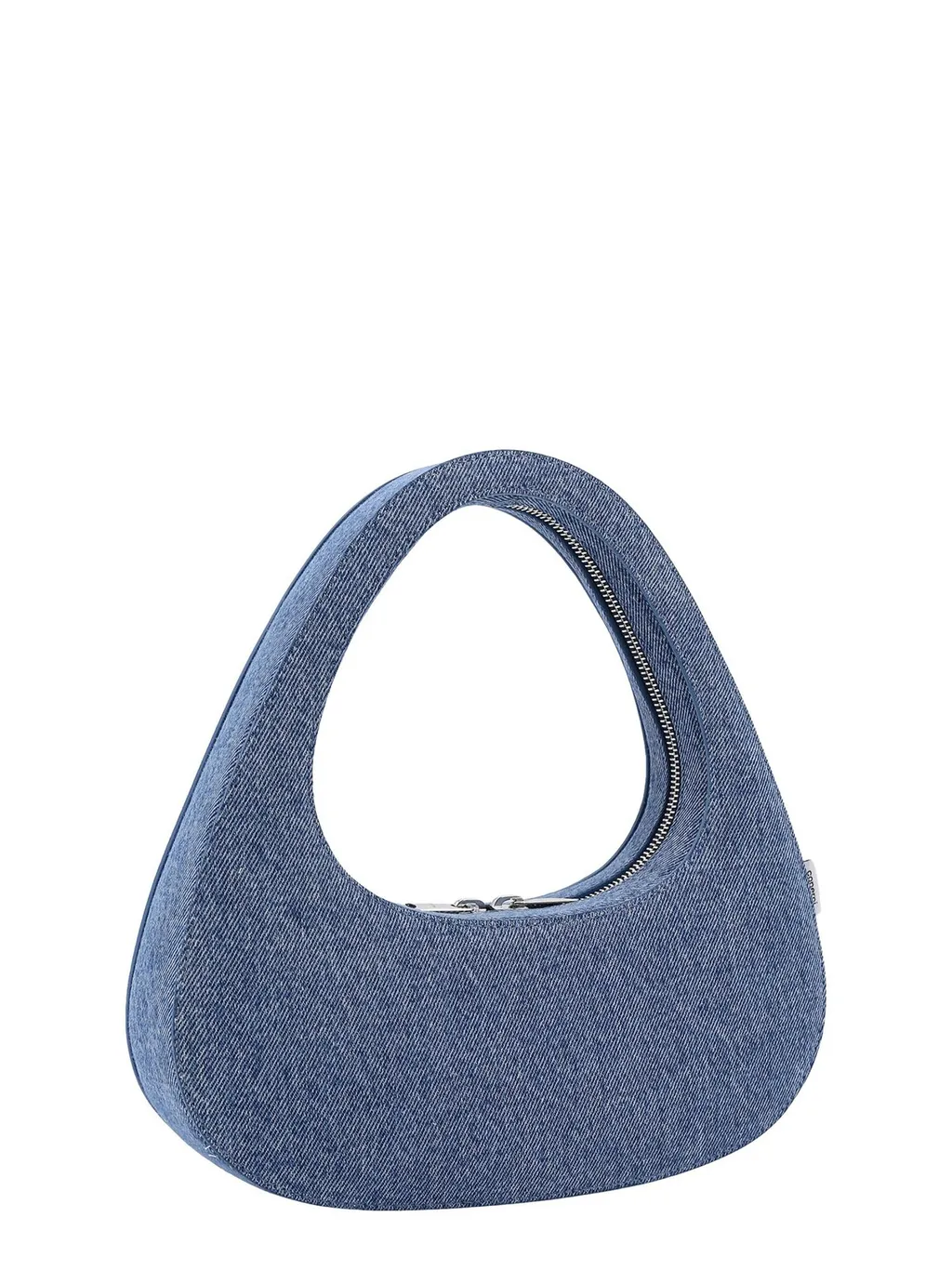 Swipe Zipped Denim Tote Bag