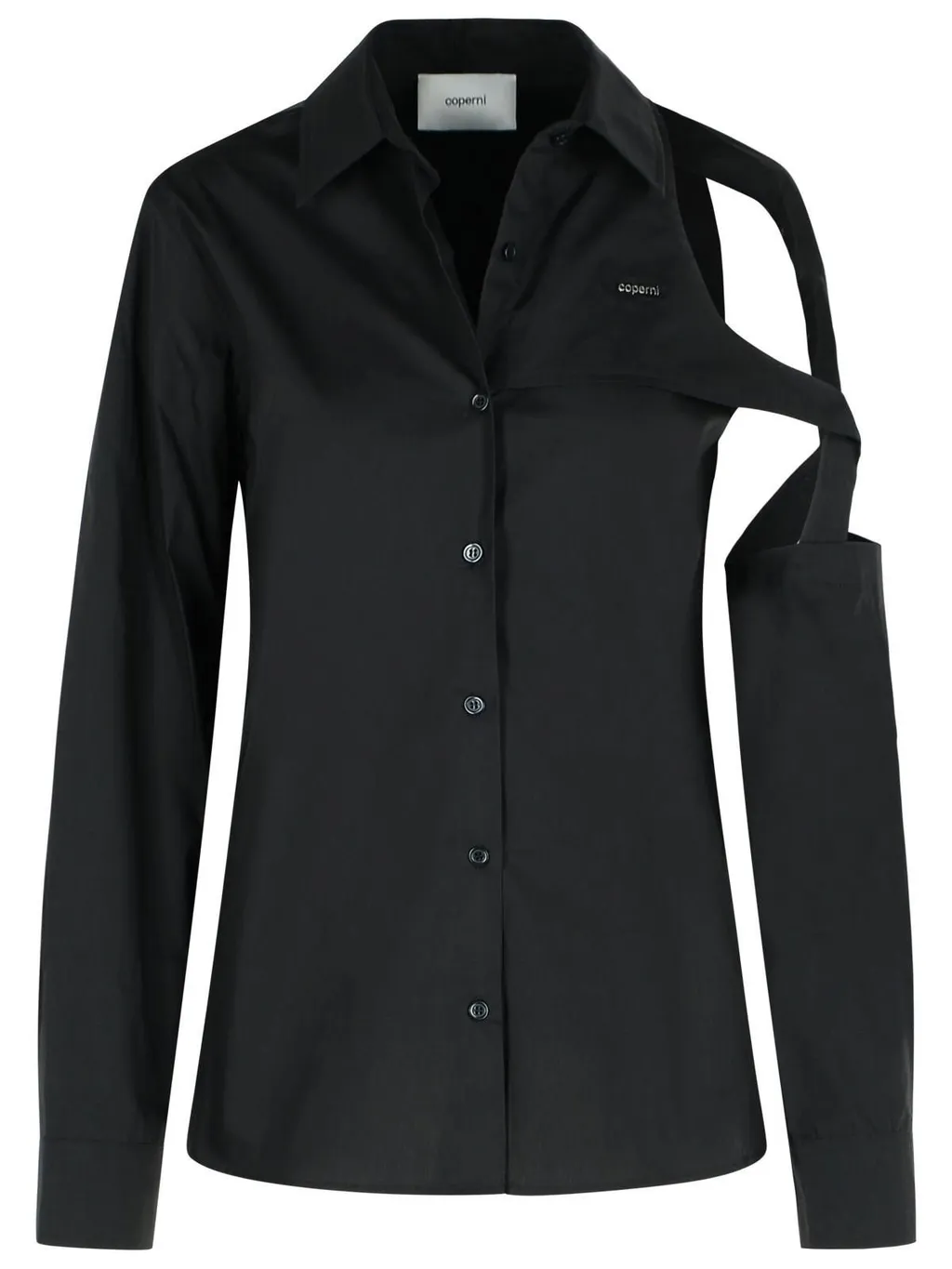 Cut-Out Buttoned Shirt