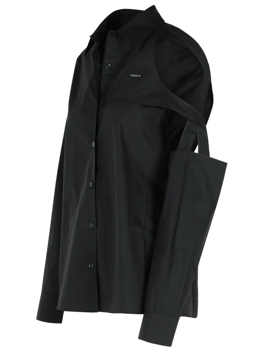 Cut-Out Buttoned Shirt