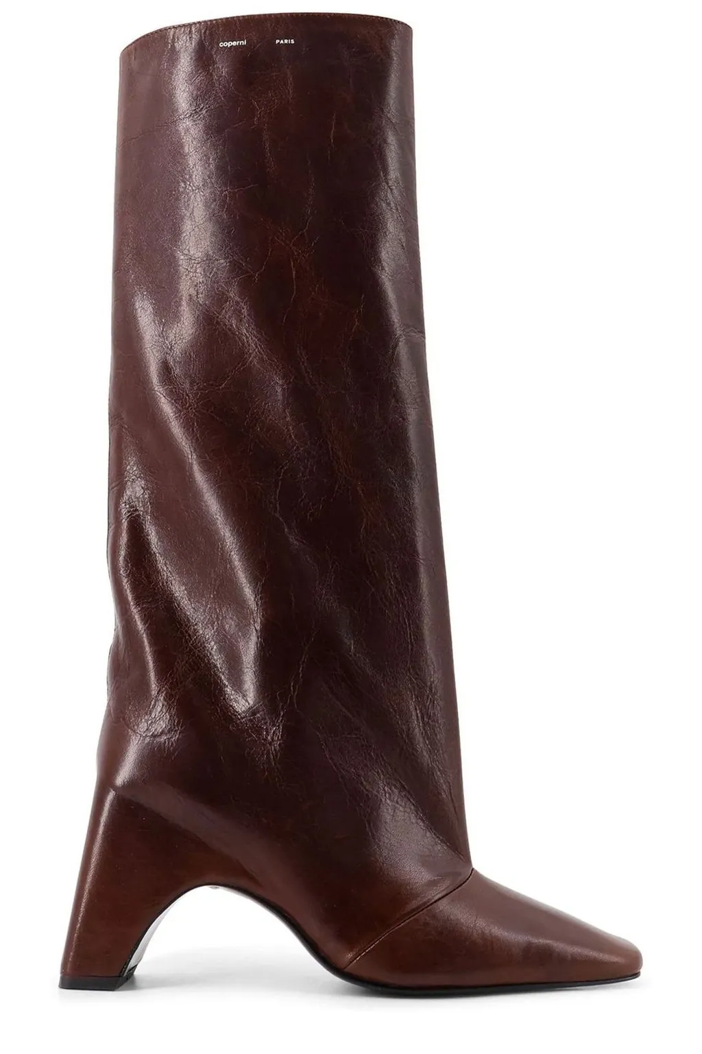 Bridget Square-Toe Knee-High Boots