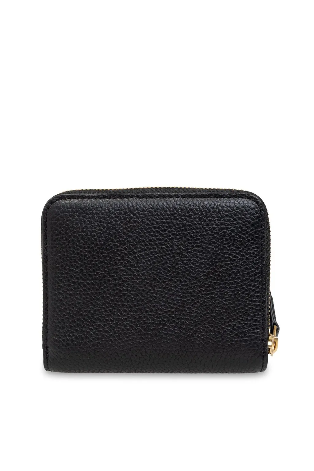 Logo Plaque Zipped Wallet