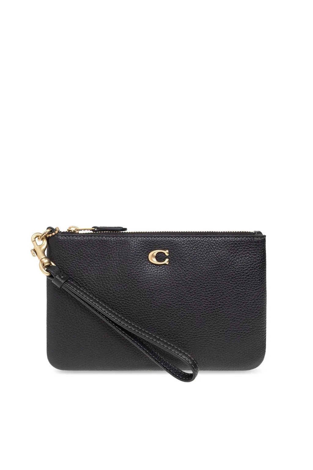 Logo Plaque Small Wristlet