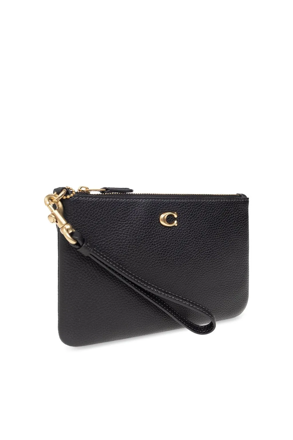 Logo Plaque Small Wristlet