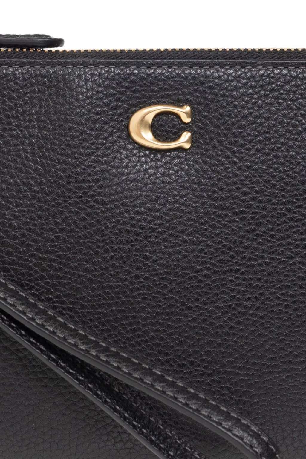 Logo Plaque Small Wristlet