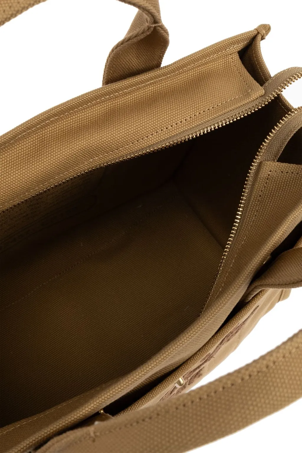 Logo Flocked Tote Bag