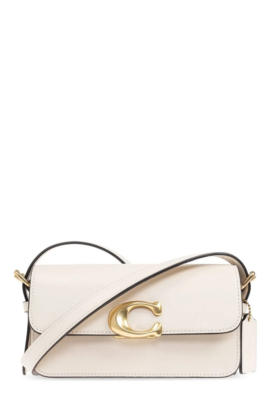 Zoe Logo Plaque Shoulder Bag