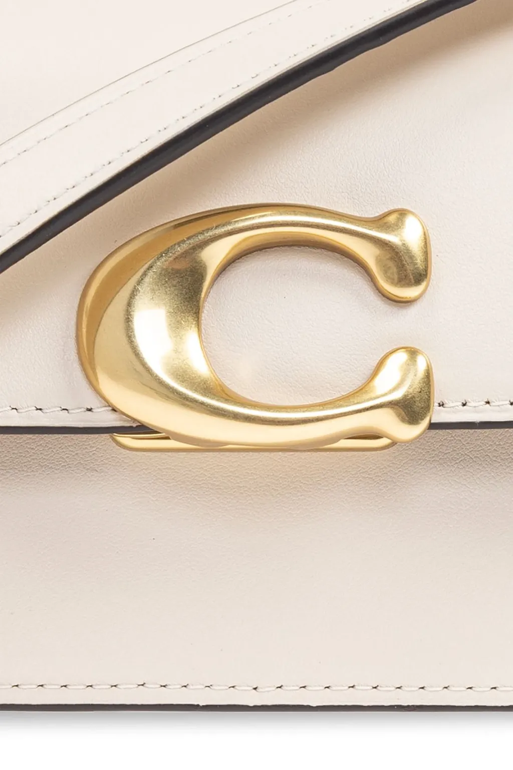 Zoe Logo Plaque Shoulder Bag