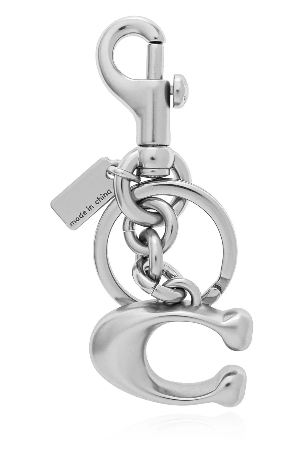 Logo Plaque Keychain