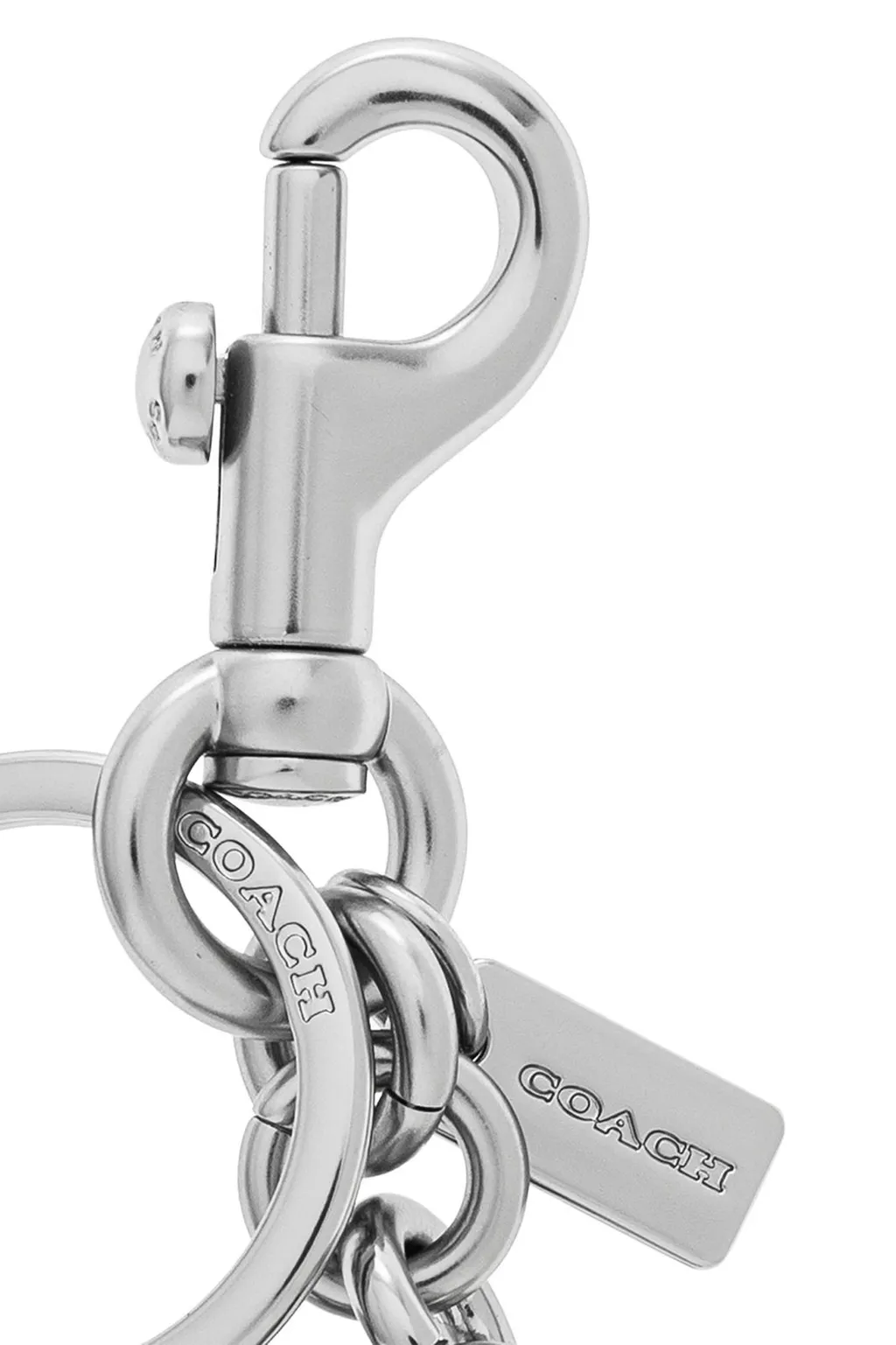 Logo Plaque Keychain