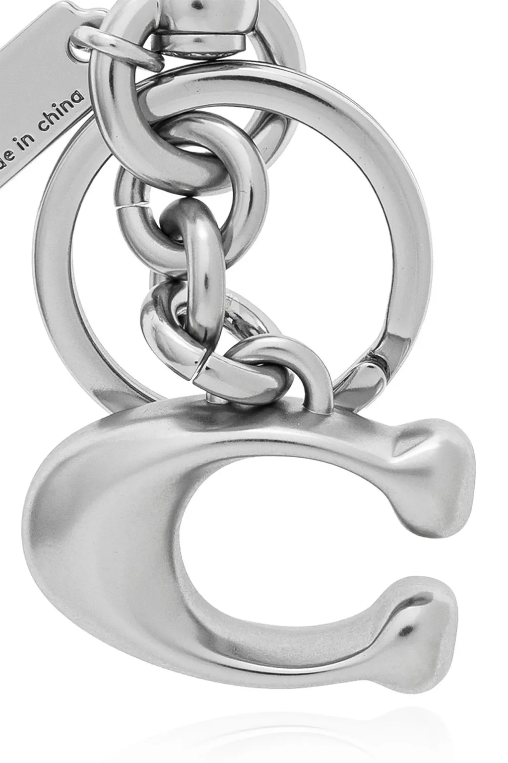 Logo Plaque Keychain