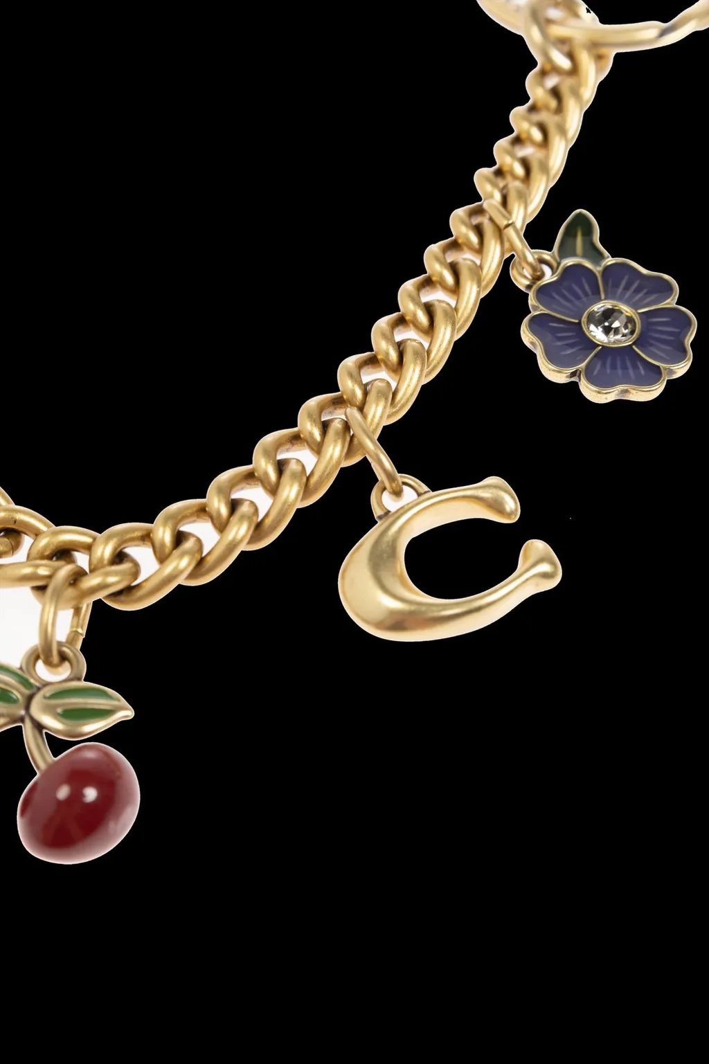 Motif Chain Bag Charm